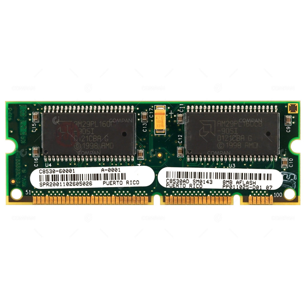 C8530-60001 HP MEMORY 8MB FLASH FIRMWARE ROM DIMM FOR LASERJET PRINTER 8150 A-0001, C8530AD